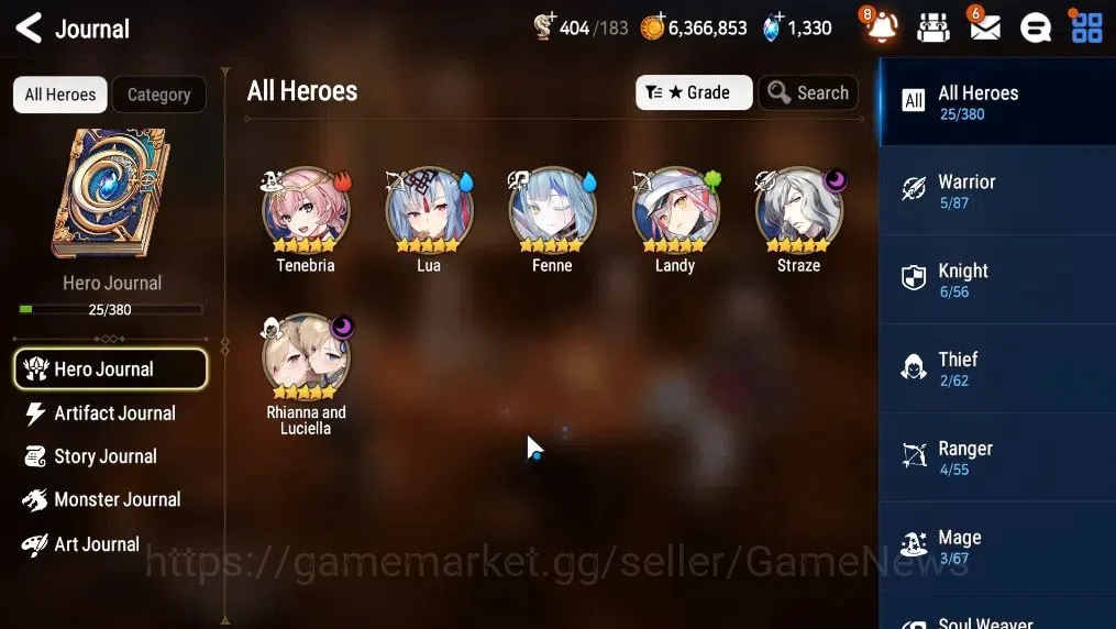 Epic Seven Accounts GLOBAL Unverif|New Era|2 ML(Rhiana N Luciel,Straze image 9