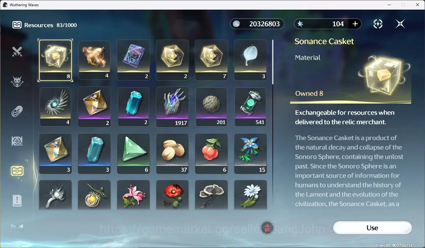 Wuthering Waves Accounts SEA|UL 49|Rank 5|2 Char Limited [Lucy R6 + Sign,Sh image 14