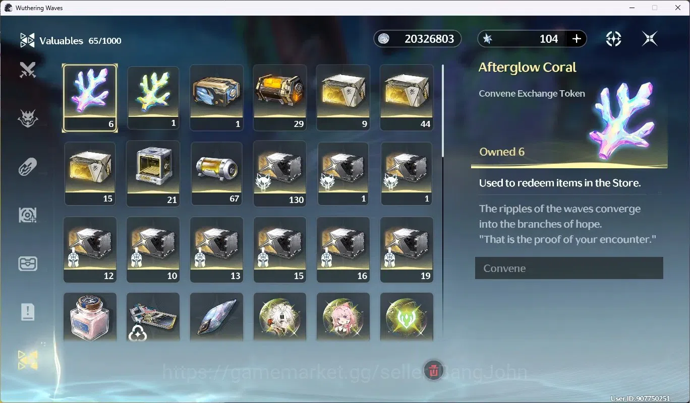 Wuthering Waves Accounts SEA|UL 49|Rank 5|2 Char Limited [Lucy R6 + Sign,Sh image 16