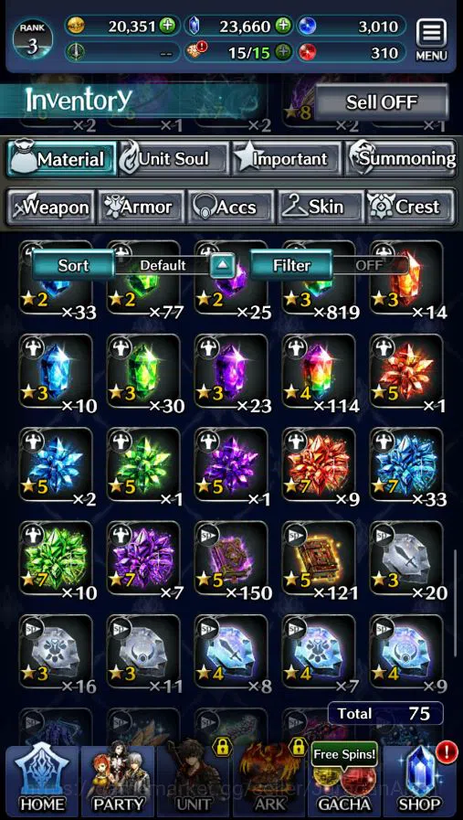 Last Cloudia Accounts Low-End Global|Starter Rank 3|Kyle the Swordsman,MB Rei,Lilebette of the Blaze,Etc| 7 SSR Ark|Code 10
