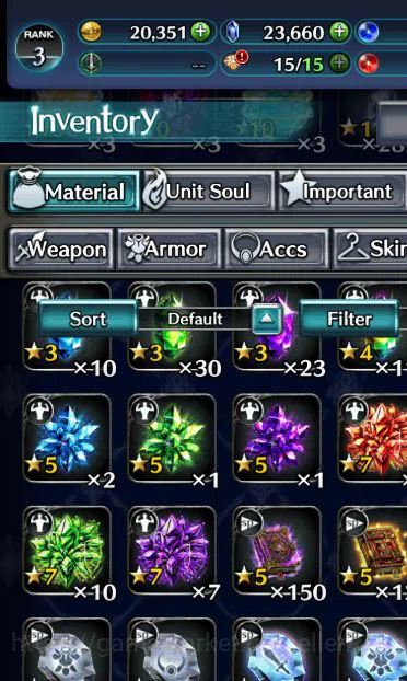 Last Cloudia Accounts Low-End Global|Starter Rank 3|Kyle the Swordsman,MB Rei,Lilebette of the Blaze,Etc| 7 SSR Ark|Code 11