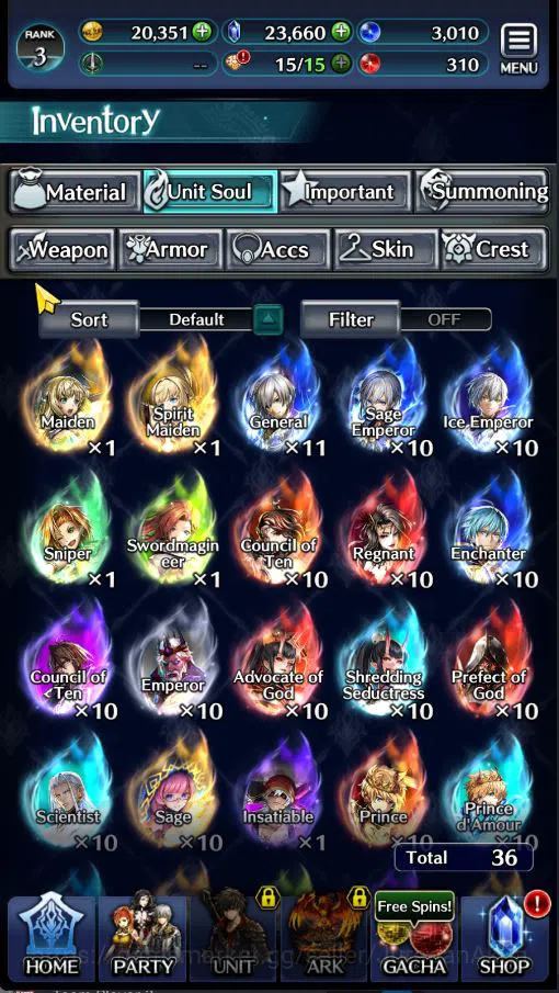 Last Cloudia Accounts Low-End Global|Starter Rank 3|Kyle the Swordsman,MB Rei,Lilebette of the Blaze,Etc| 7 SSR Ark|Code 13