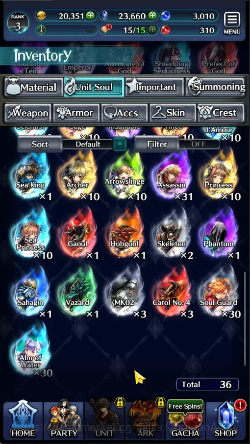Last Cloudia Accounts Low-End Global|Starter Rank 3|Kyle the Swordsman,MB Rei,Lilebette of the Blaze,Etc| 7 SSR Ark|Code 14