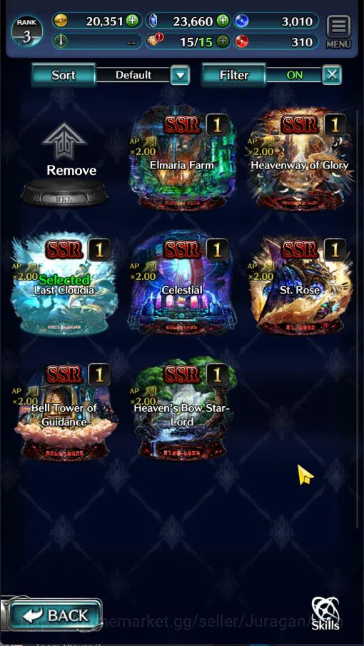 Last Cloudia Accounts Low-End Global|Starter Rank 3|Kyle the Swordsman,MB Rei,Lilebette of the Blaze,Etc| 7 SSR Ark|Code 4
