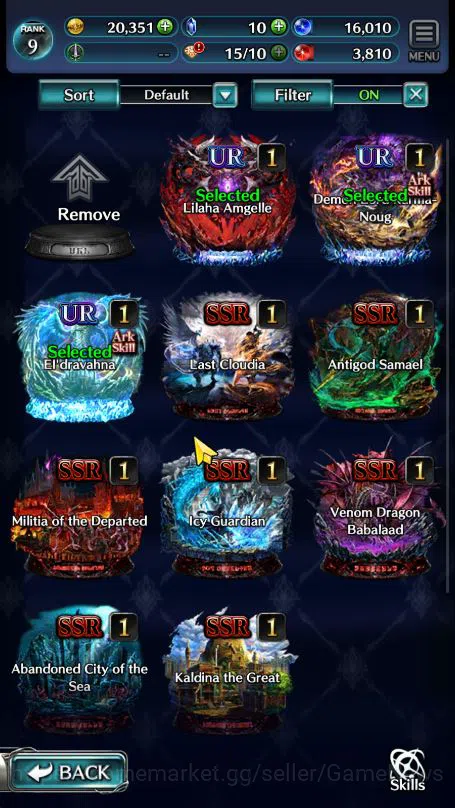 Last Cloudia Accounts Global Rank 9|Top Tier Units (Gilbert,GH Adel,Gorm image 2