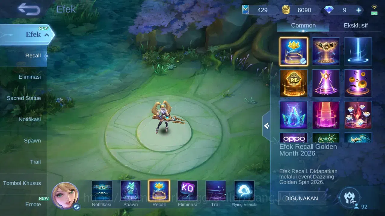 Mobile Legends: Bang Bang Accounts GLOBAL Hero 92 Skin 143 | CC Yuzhong | Zodiac Auro image 12
