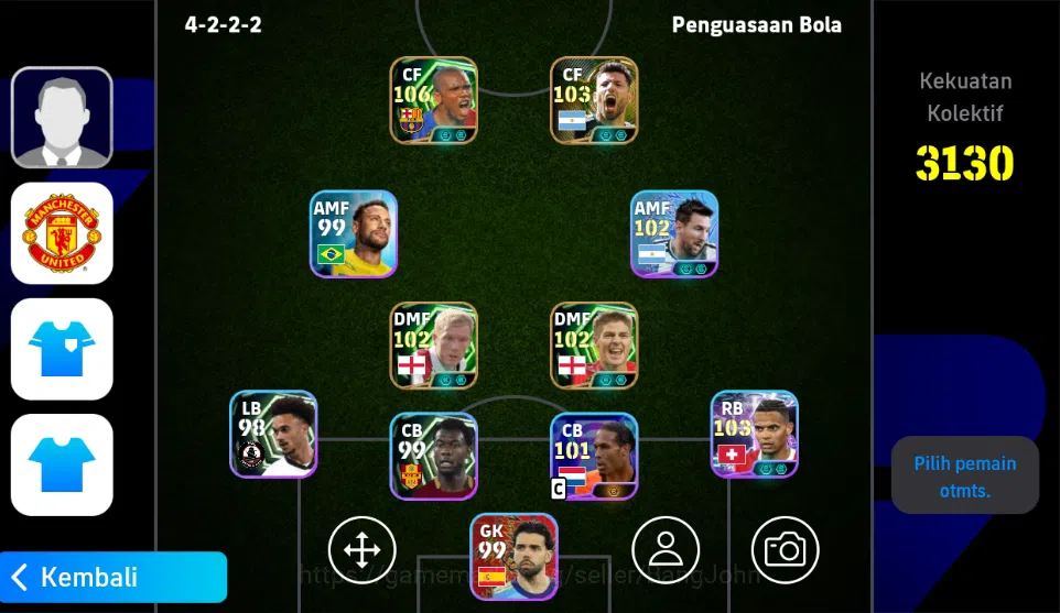 eFootball Accounts Others Mobile|PW 3130|ManuelAkanjiShowT,SamuelEto'oEpic, Steven Gerrard Epic, Andrly Shevcenko Epic,Paul 1