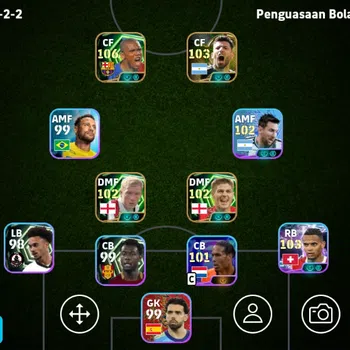 eFootball Accounts Others Mobile|PW 3130|ManuelAkanjiShowT,SamuelEto'oEpic, Steven Gerrard Epic, Andrly Shevcenko Epic,Paul