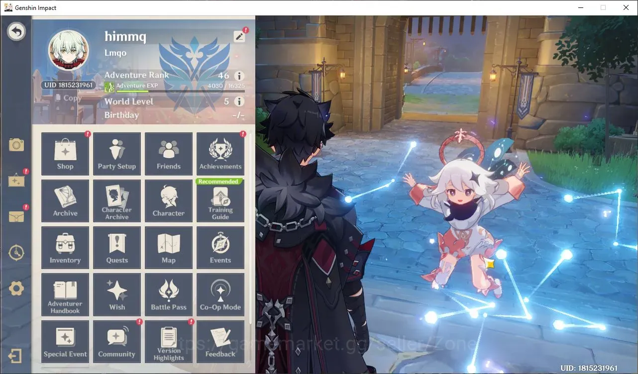 Genshin Impact Accounts Others ASIA|AR 46|4 Limited Char(Vesna,Escofier,Wrio,Varesa)|Low Explore|MC Aether|TakeMail(GI1492Z) 1