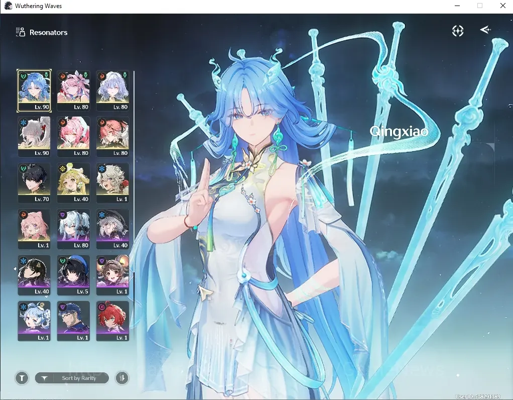 Wuthering Waves Accounts Mid-Game NA|UL 63|Qingxiao Prem Team|6 Limited|(Qingxiao,Aemeath,Hiyuki)+Sign, Denia,Mornye 1