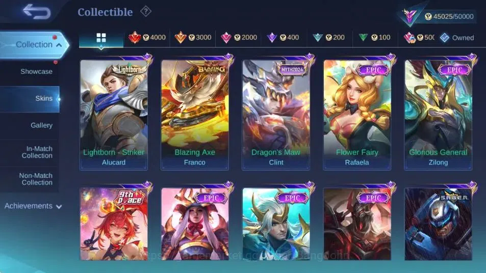 Mobile Legends: Bang Bang Accounts Global|Hero 104|Skin 178|Renowned|Collector Natali image 10