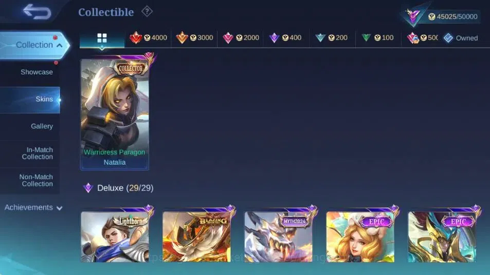 Mobile Legends: Bang Bang Accounts Global|Hero 104|Skin 178|Renowned|Collector Natali image 11