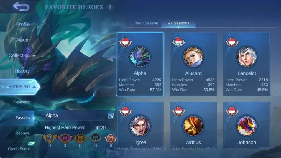 Mobile Legends: Bang Bang Accounts Global|Hero 104|Skin 178|Renowned|Collector Natali image 13