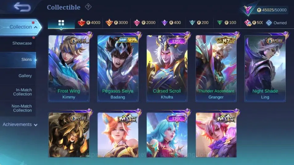 Mobile Legends: Bang Bang Accounts Global|Hero 104|Skin 178|Renowned|Collector Natali image 6