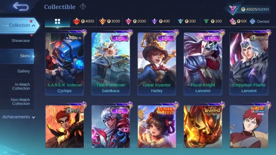 Mobile Legends: Bang Bang Accounts Global|Hero 104|Skin 178|Renowned|Collector Natali image 8