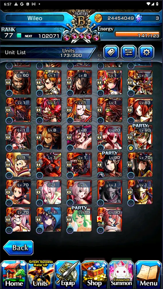 Grand Summoners Accounts GLOBAL | Ascend 24 | Roy (TW), DL Rimuru, Miyu, Sh image 3