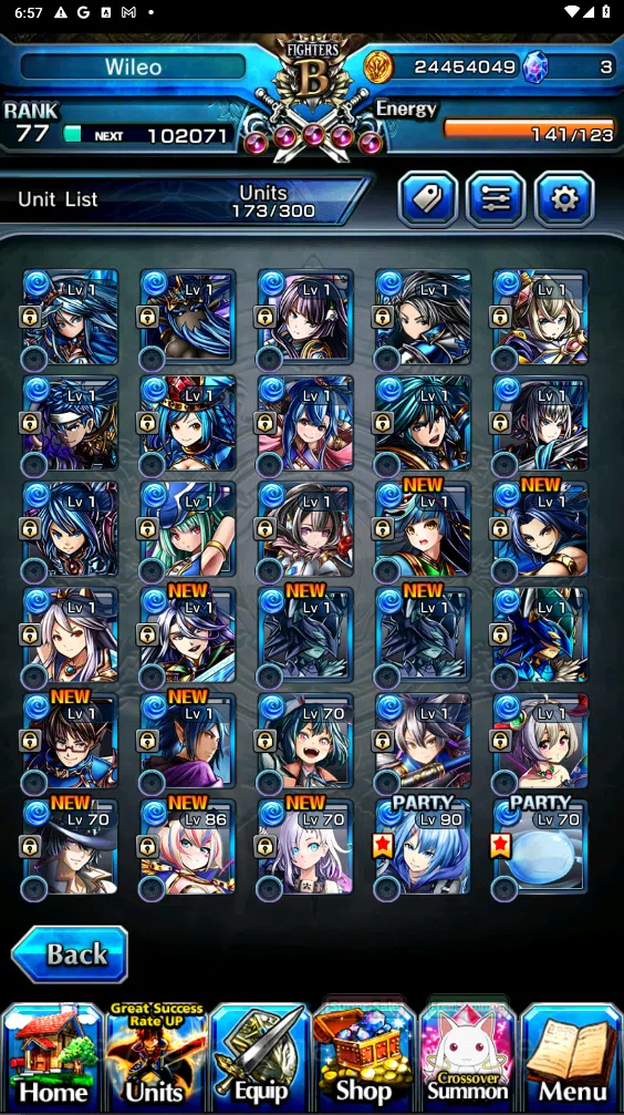 Grand Summoners Accounts GLOBAL | Ascend 24 | Roy (TW), DL Rimuru, Miyu, Sh image 4