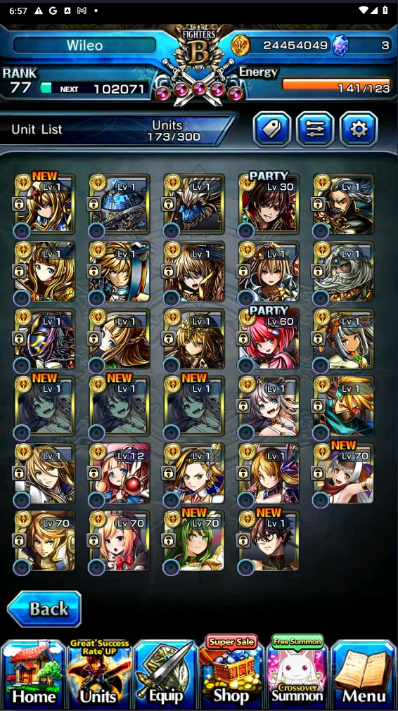 Grand Summoners Accounts GLOBAL | Ascend 24 | Roy (TW), DL Rimuru, Miyu, Sh image 6