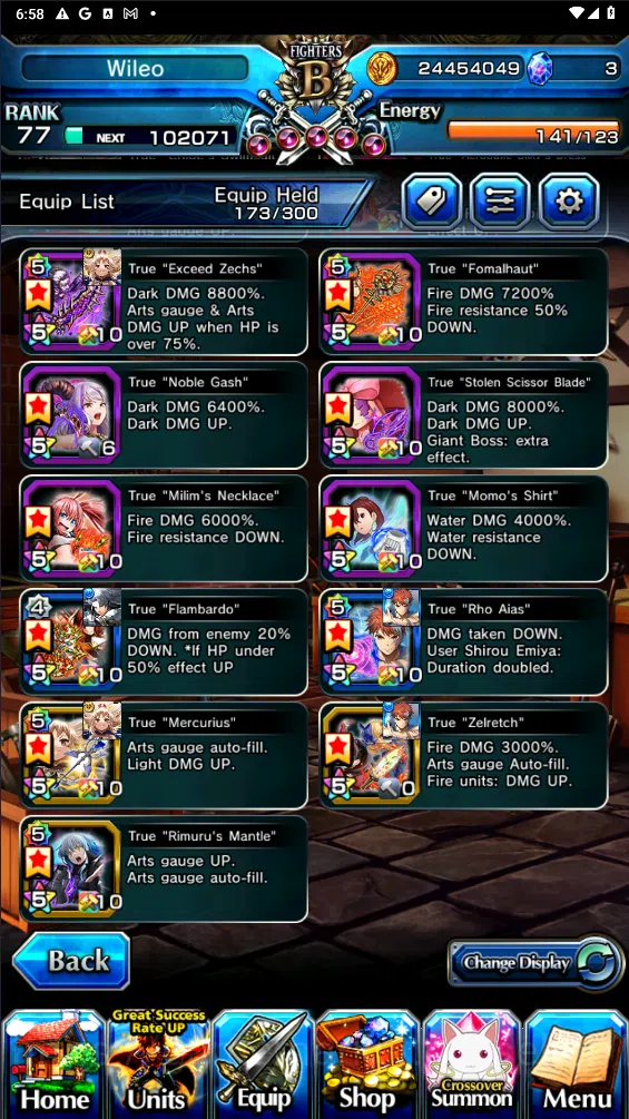 Grand Summoners Accounts GLOBAL | Ascend 24 | Roy (TW), DL Rimuru, Miyu, Sh image 9