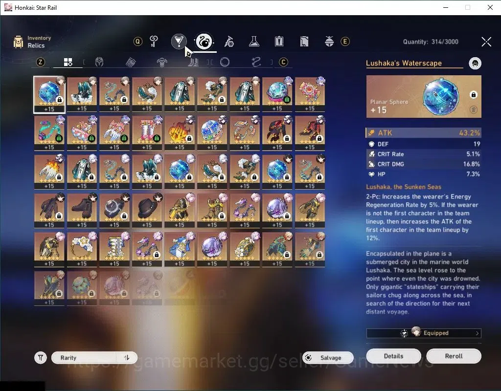 Honkai Star Rail Accounts Asia|TL 70|22 Limited|[Casto,Yao Guang,The Herta,S image 10