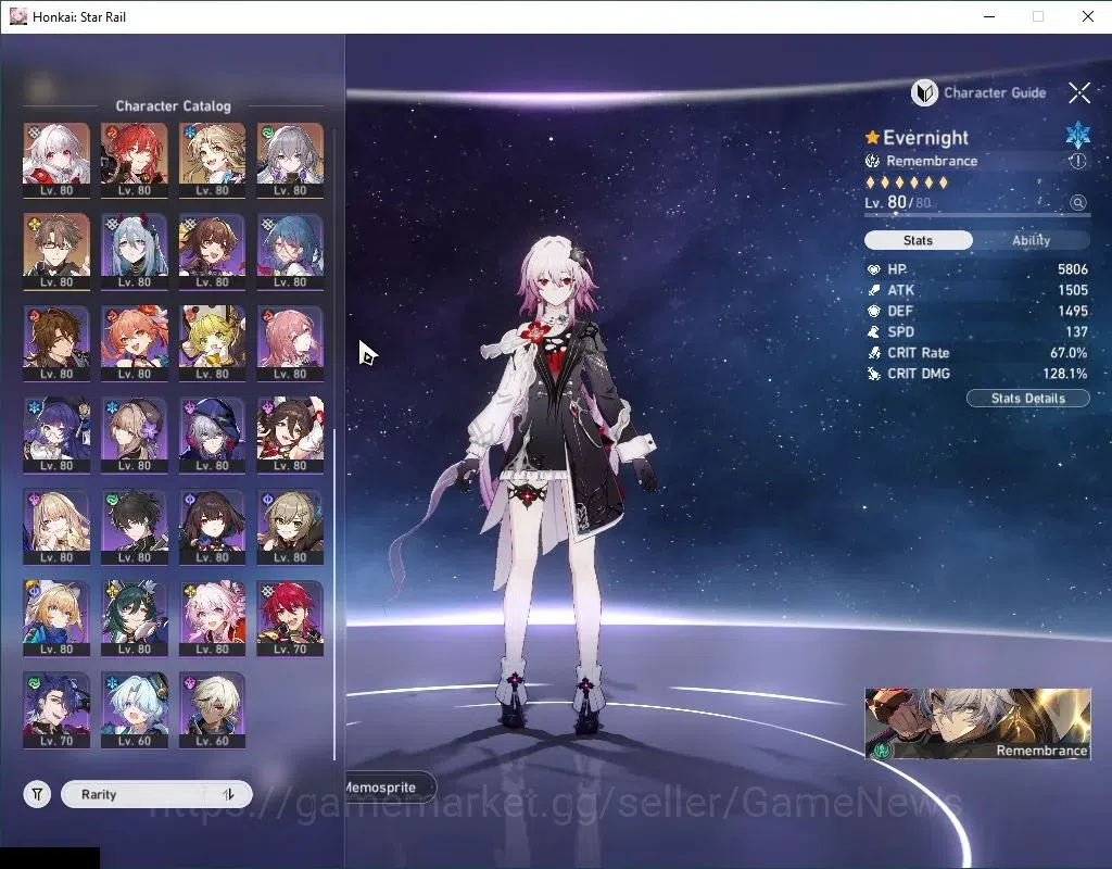 Honkai Star Rail Accounts Asia|TL 70|22 Limited|[Casto,Yao Guang,The Herta,S image 5