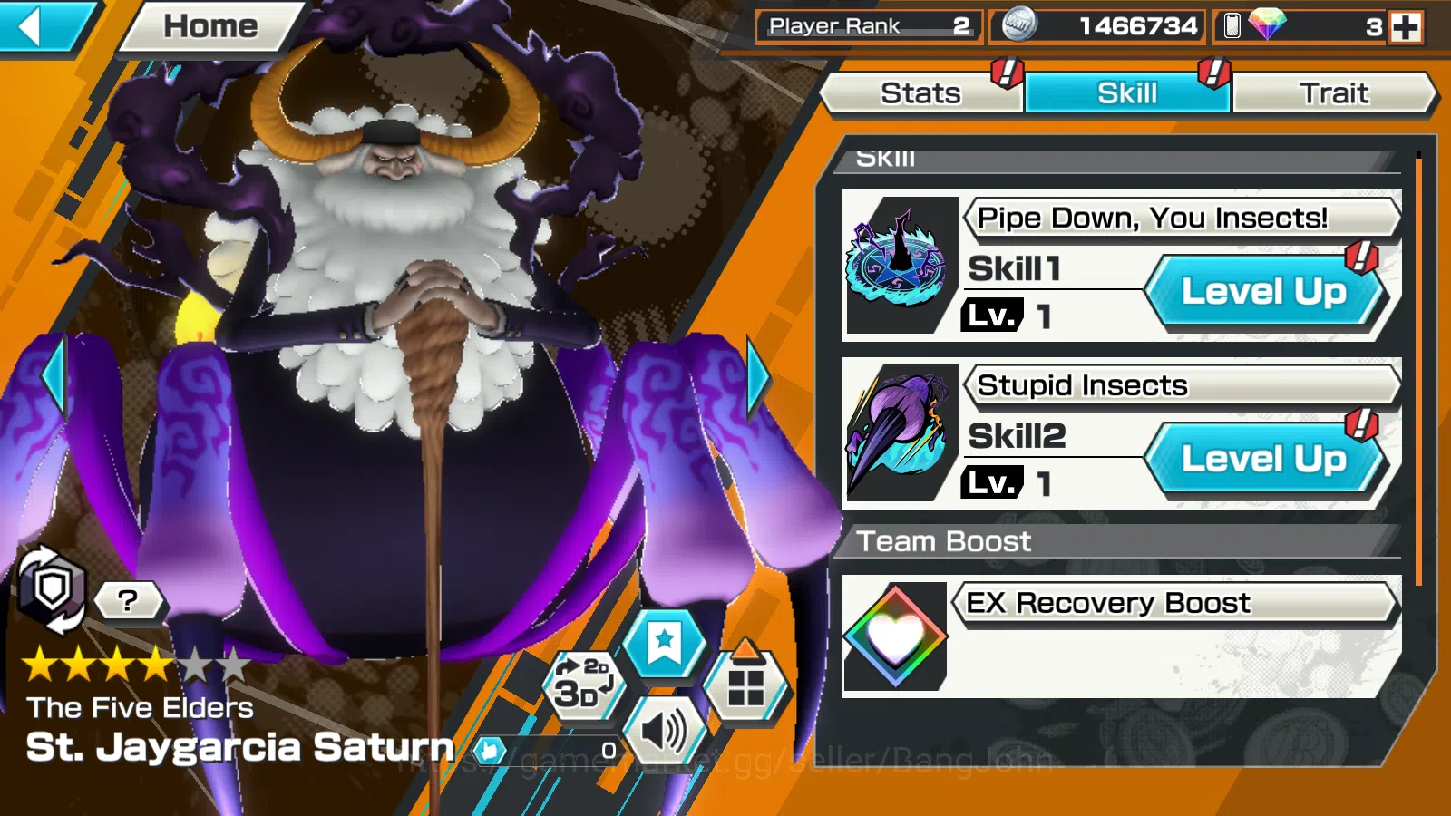One Piece Bounty Rush Accounts Global | 5EX | KOTP Gol D.Roger,4emperor Monkey D. image 5