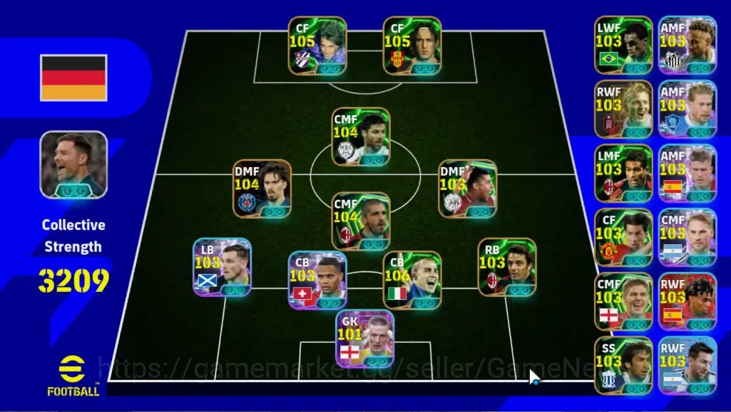 eFootball Accounts Legends & Iconic Players Android|23Epic Cannavaro,Vitinha,Totti,Xabi 1