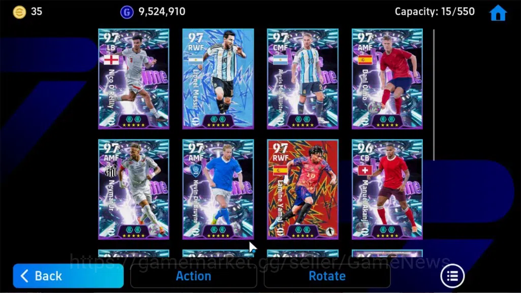 eFootball Accounts Legends & Iconic Players Android|23Epic Cannavaro,Vitinha,Totti,Xabi 11