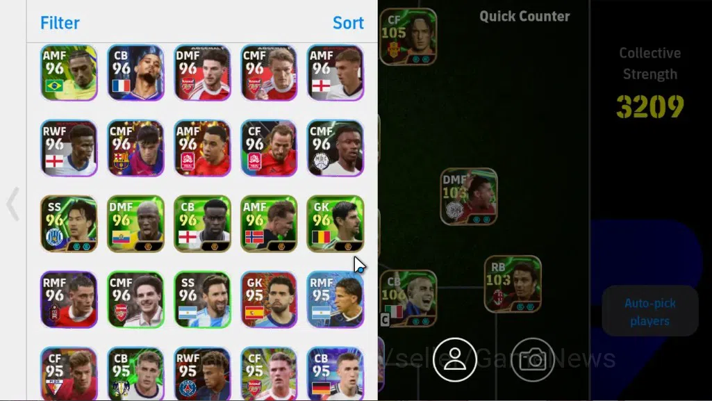 eFootball Accounts Legends & Iconic Players Android|23Epic Cannavaro,Vitinha,Totti,Xabi 3
