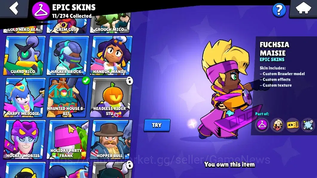 Brawl Stars Accounts 4217 Trophy|41 Brawlers 7 Max Lvl|1 Prestige|80 Skin|1 Hypch Skin [Scr Poco] 2 Legend 3 Myth 11 Epic|CN 14