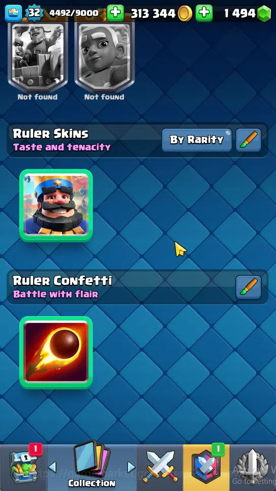 Clash Royale Accounts Midgame Lv 32|Trophy 8199|KTL 11|Limited Skin|Card 119| 1 Hero 5 EVO 8 Champ 19 Legendary 33 Epic 30 20