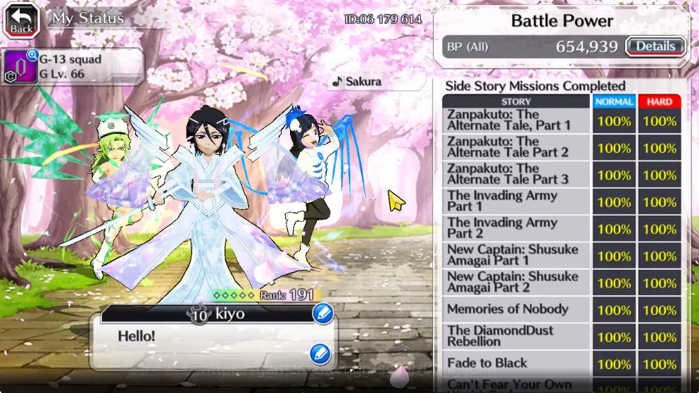Bleach: Brave Souls Accounts [GLOBAL]41K Orb|TYBW26[Giselle,Candice],Rukia 10th image 13