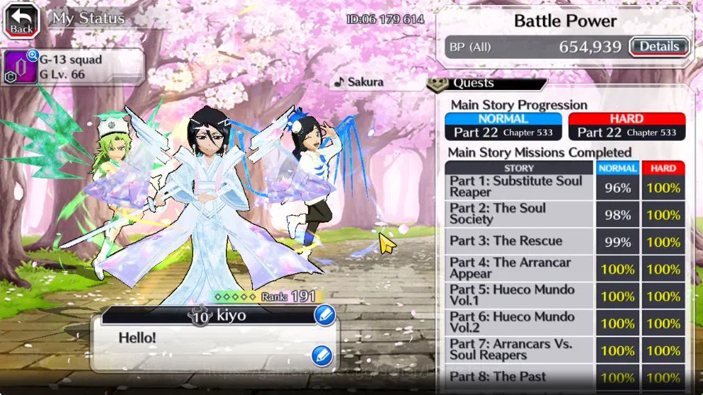 Bleach: Brave Souls Accounts [GLOBAL]41K Orb|TYBW26[Giselle,Candice],Rukia 10th image 14