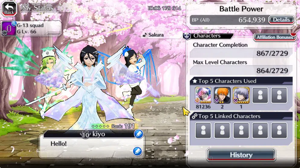 Bleach: Brave Souls Accounts [GLOBAL]41K Orb|TYBW26[Giselle,Candice],Rukia 10th image 15