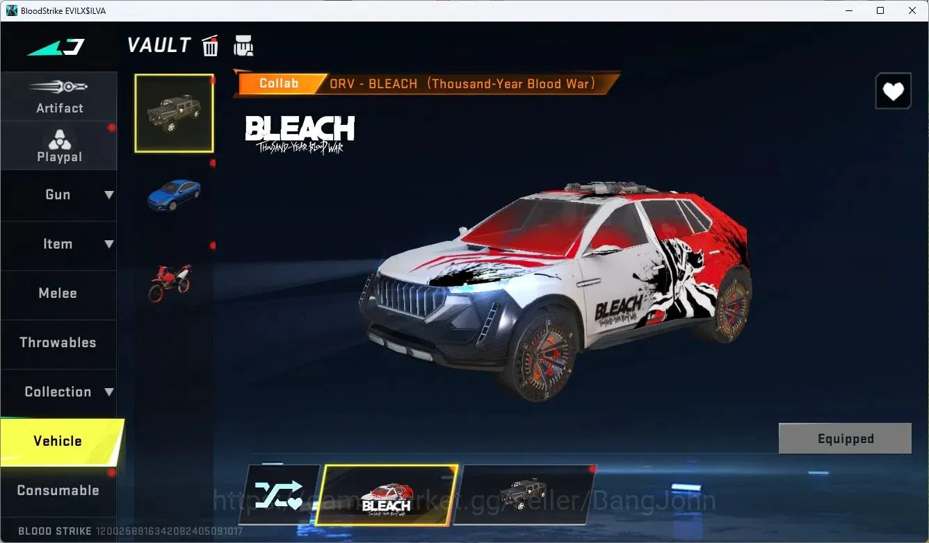 Blood Strike Accounts ASIA  | 3 Collab Skins | 2 Limited Skins | 6 Legen image 11