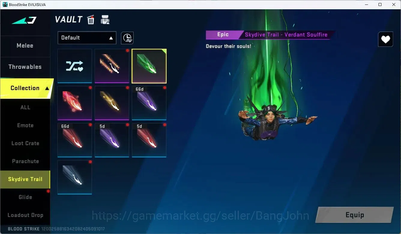 Blood Strike Accounts ASIA  | 3 Collab Skins | 2 Limited Skins | 6 Legen image 12