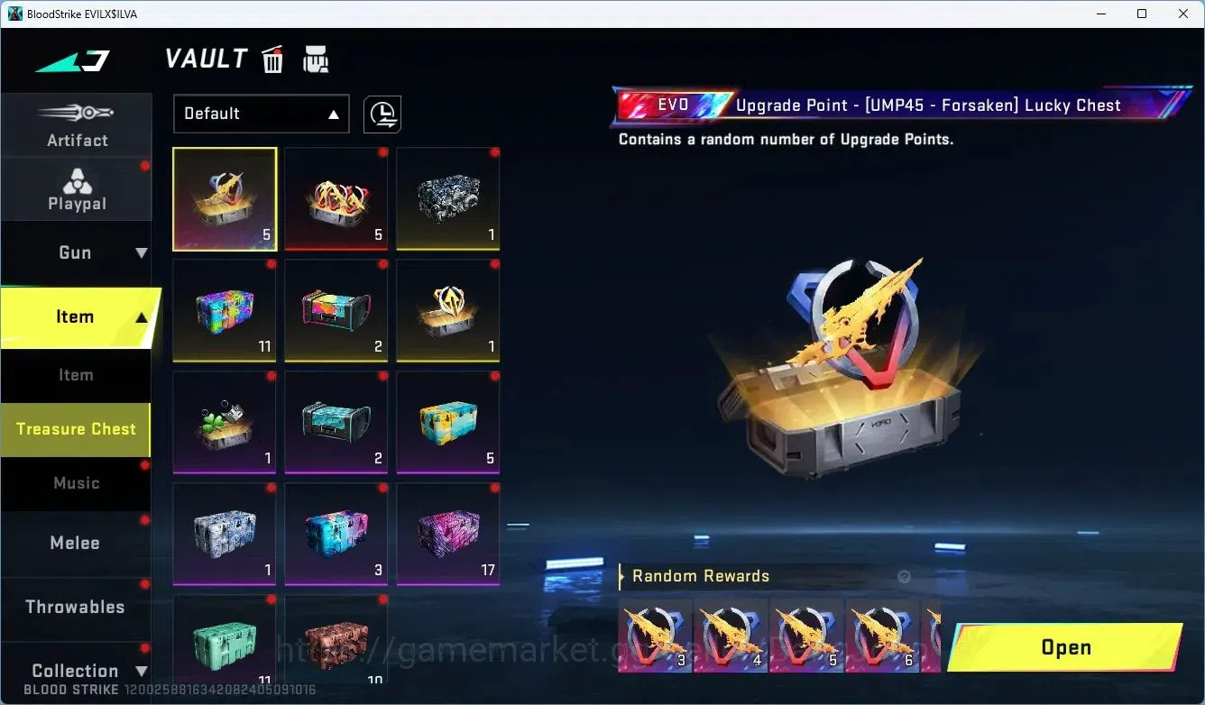 Blood Strike Accounts ASIA  | 3 Collab Skins | 2 Limited Skins | 6 Legen image 19
