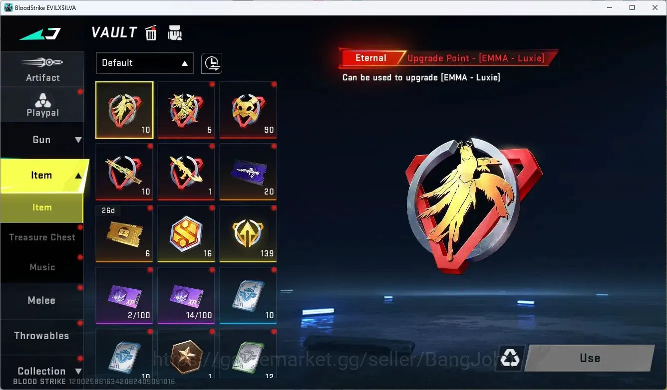 Blood Strike Accounts ASIA  | 3 Collab Skins | 2 Limited Skins | 6 Legen image 20