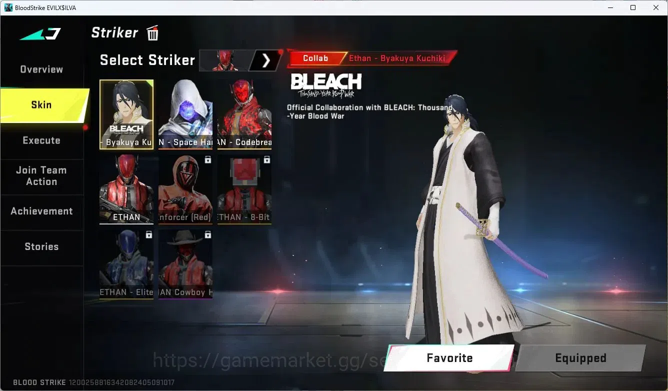 Blood Strike Accounts ASIA  | 3 Collab Skins | 2 Limited Skins | 6 Legen image 4
