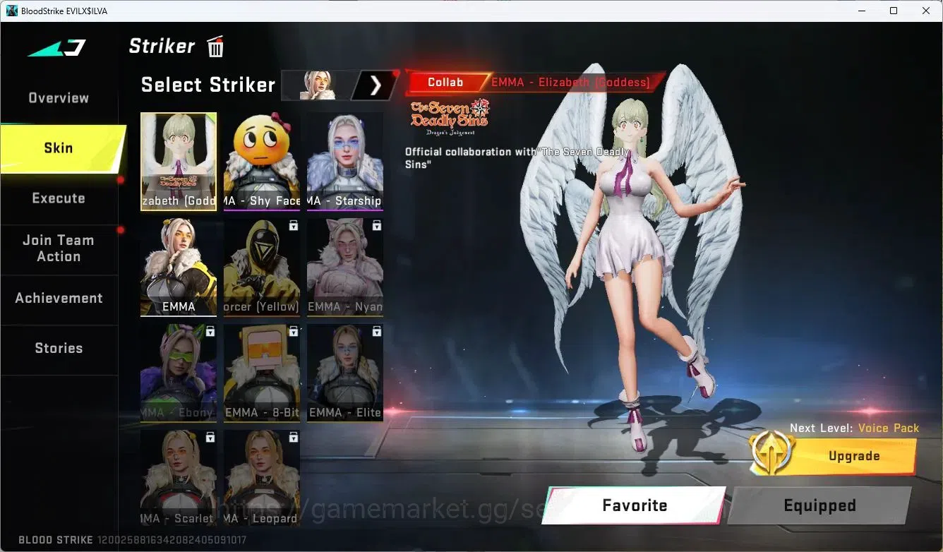 Blood Strike Accounts ASIA  | 3 Collab Skins | 2 Limited Skins | 6 Legen image 5
