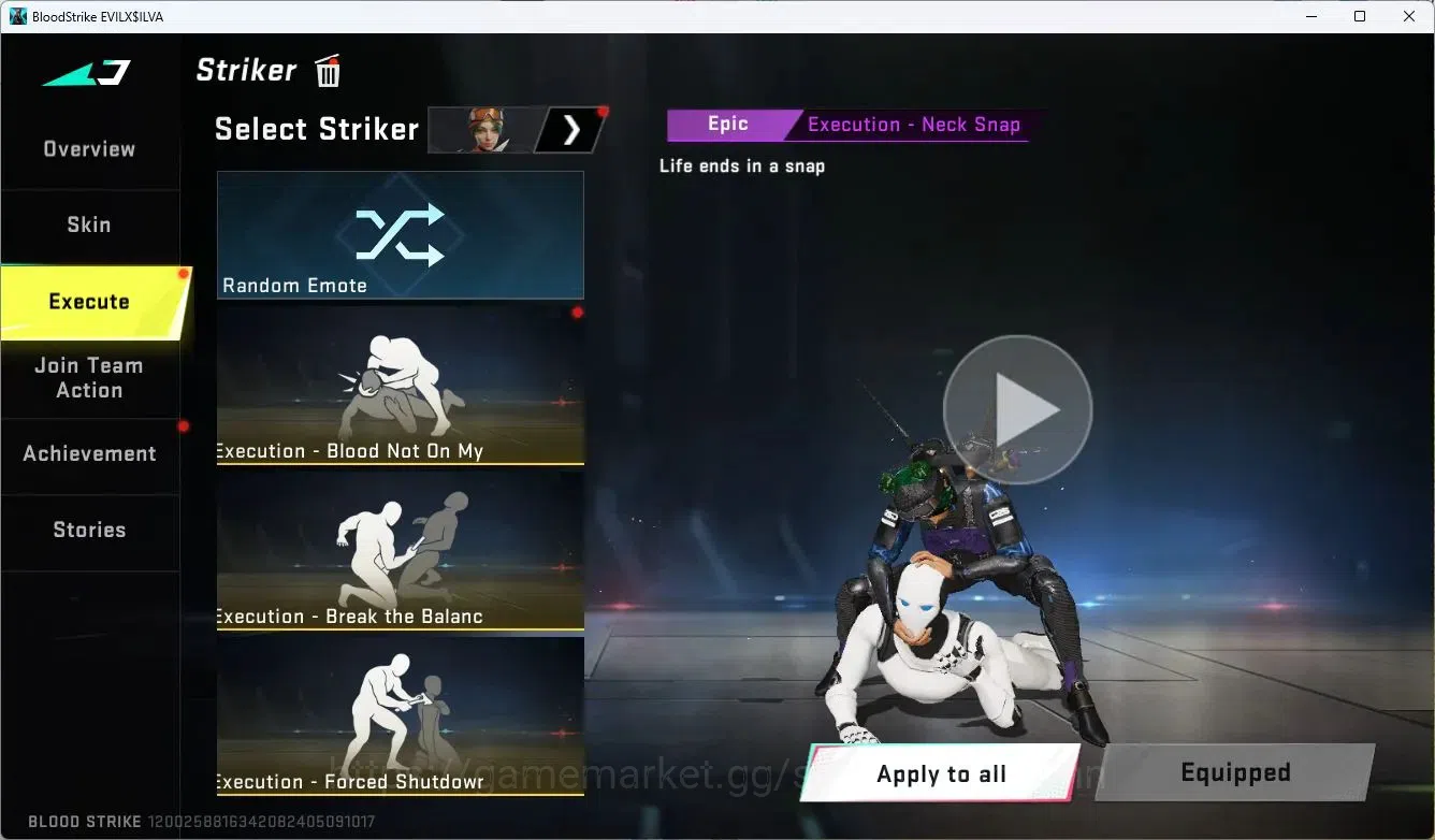 Blood Strike Accounts ASIA  | 3 Collab Skins | 2 Limited Skins | 6 Legen image 7