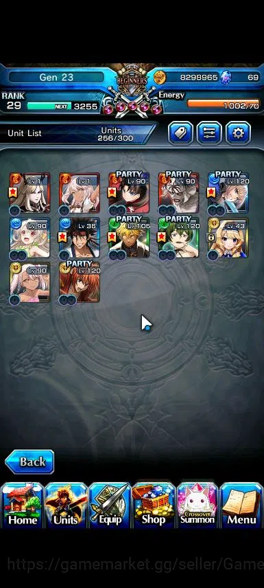 Grand Summoners Accounts Global|Rank 29|12 Ascend|ShishioTW,Jay,Himura,WH F image 4