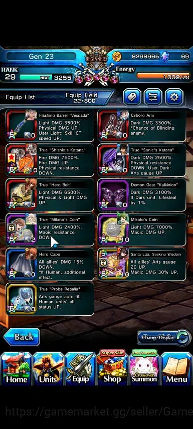 Grand Summoners Accounts Global|Rank 29|12 Ascend|ShishioTW,Jay,Himura,WH F image 6