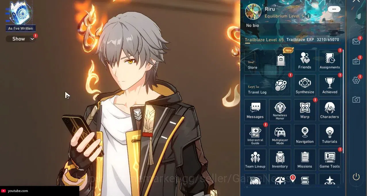 Honkai Star Rail Accounts Others America|TL 65|9 Limited|(Evanescia,Mortenax Blade,Saber,Archer)+Sign Hysilens E1,DH 1