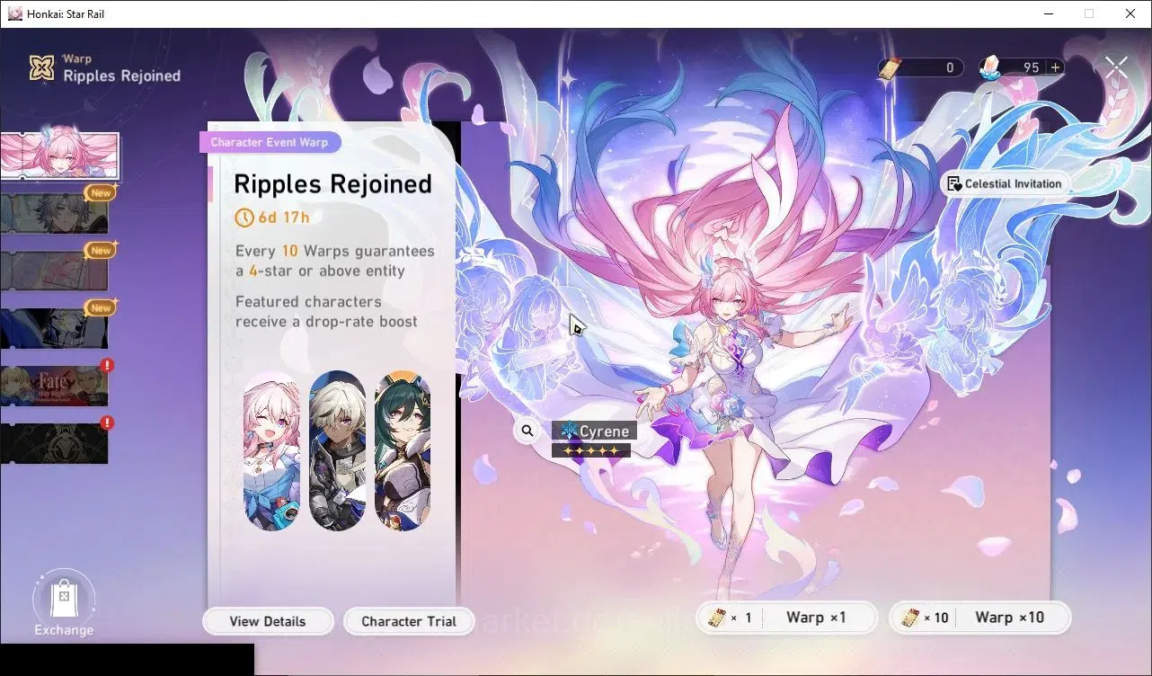 Honkai Star Rail Accounts Others America|TL 65|9 Limited|(Evanescia,Mortenax Blade,Saber,Archer)+Sign Hysilens E1,DH 17