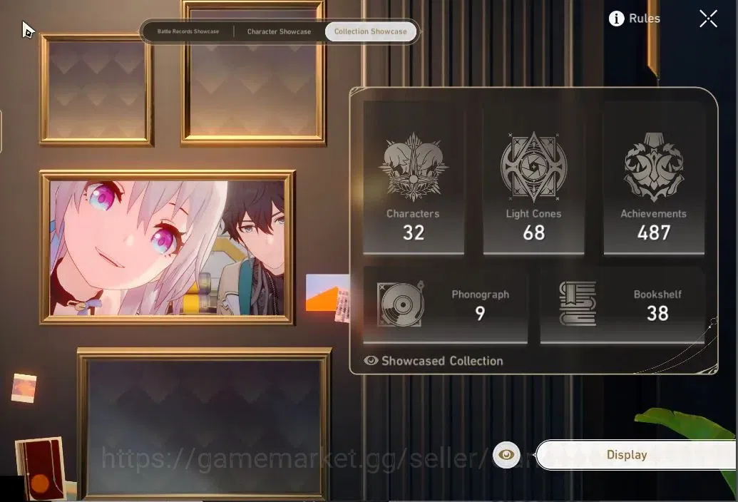 Honkai Star Rail Accounts Others America|TL 65|9 Limited|(Evanescia,Mortenax Blade,Saber,Archer)+Sign Hysilens E1,DH 3