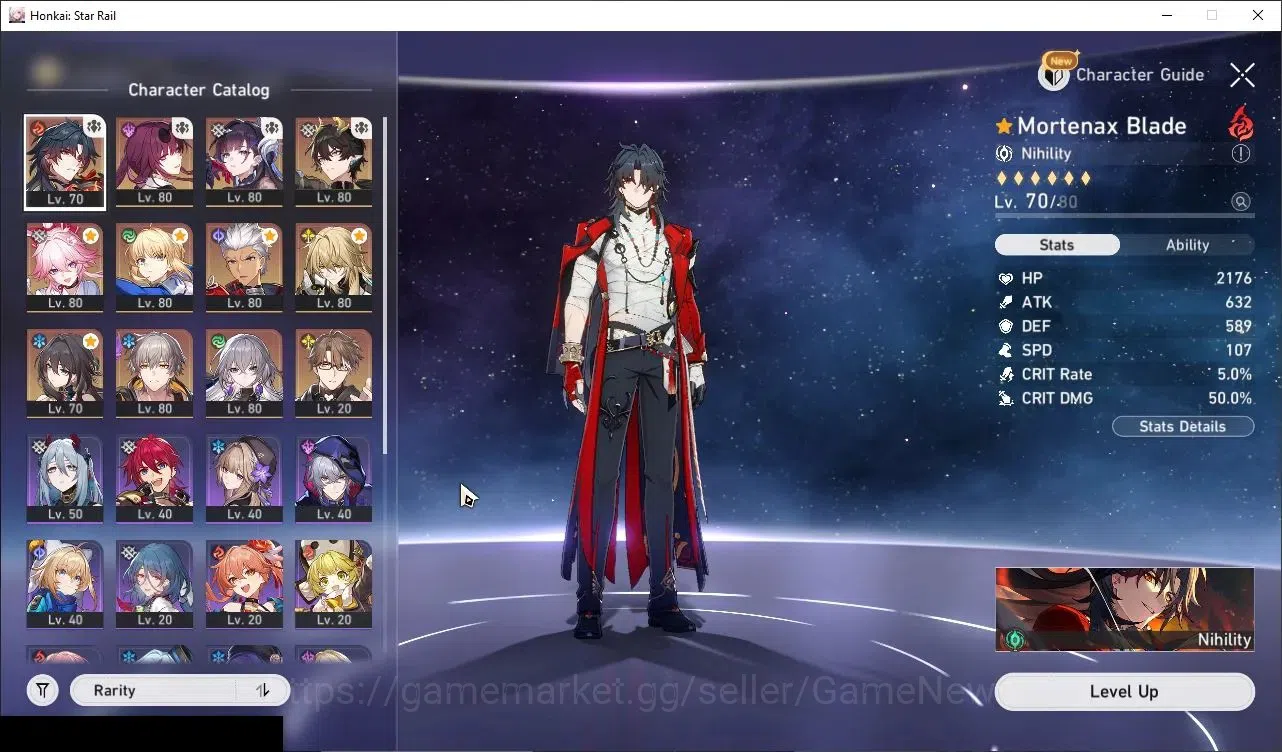 Honkai Star Rail Accounts Others America|TL 65|9 Limited|(Evanescia,Mortenax Blade,Saber,Archer)+Sign Hysilens E1,DH 4