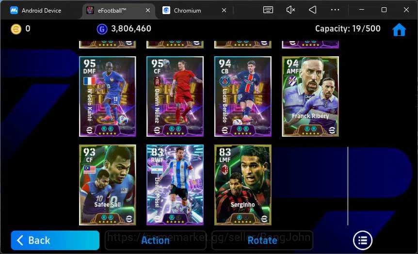 eFootball Accounts Power 3154|Andrea Pirlo epic,Luis Suarez epic,Mess image 2