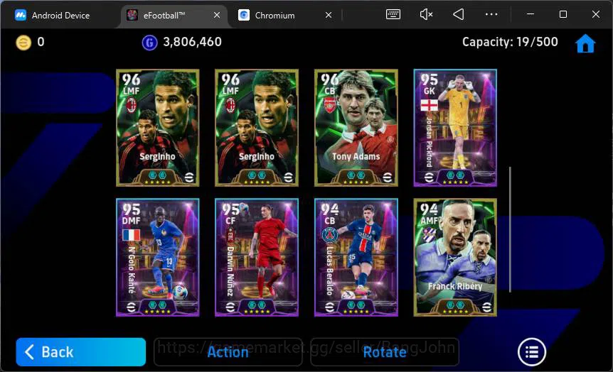 eFootball Accounts Power 3154|Andrea Pirlo epic,Luis Suarez epic,Mess image 3