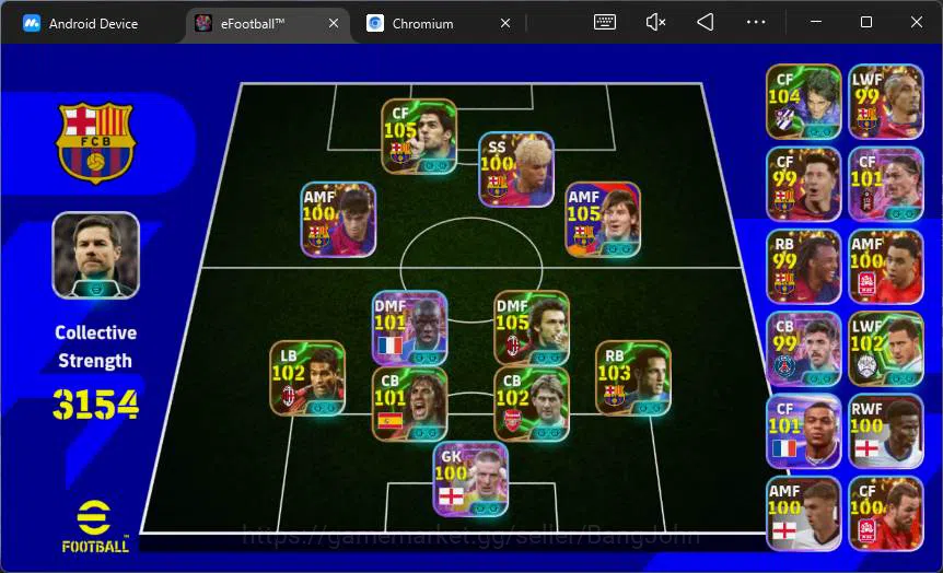eFootball Accounts Power 3154|Andrea Pirlo epic,Luis Suarez epic,Mess image 7